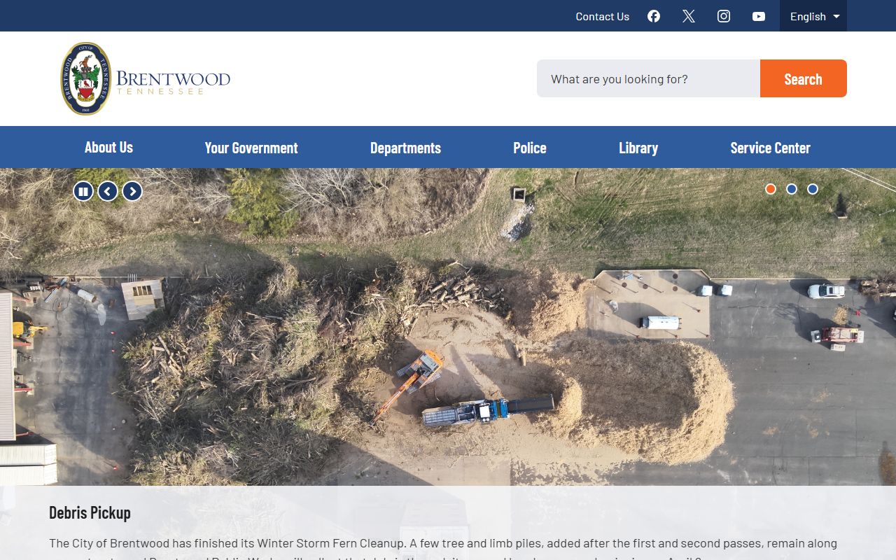 City of Brentwood website for bench warrant information