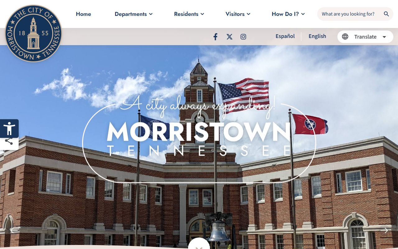 City of Morristown website for bench warrant searches