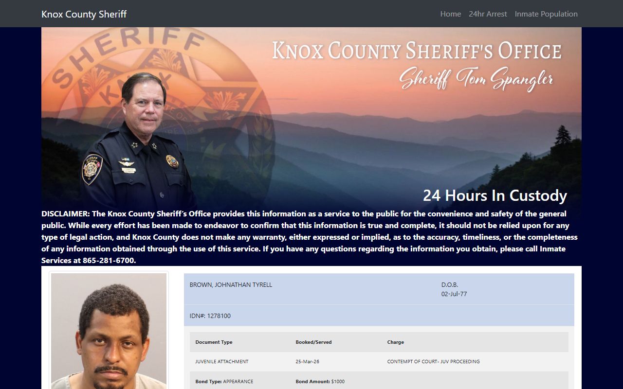 Knox County bench warrants knox county sheriff's office website for bench warrant searches